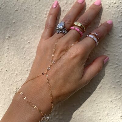 Lila Gold Hand Chain