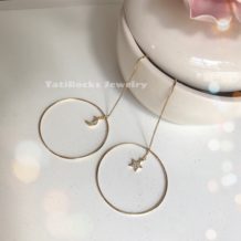 The Luckiest Hoop Earrings | TatiRocks Jewelry