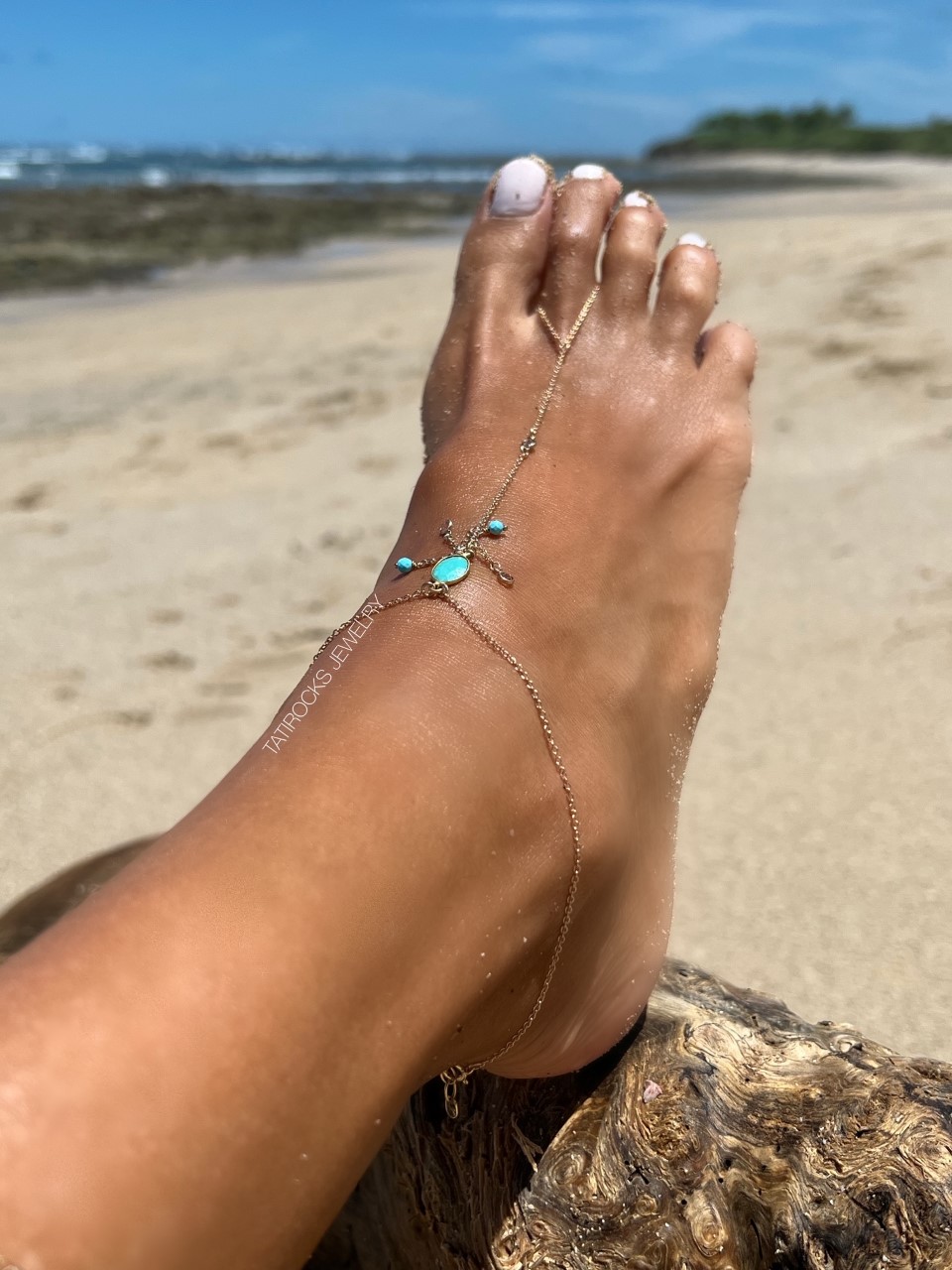 Anklet Turquoise | TatiRocks Ever Jewelry