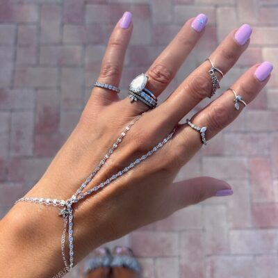 Starry Sky Diamond Star Hand Chain